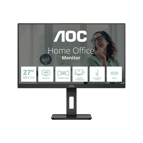 AOC Monitor PC Monitor AOC Q27P3CV | 27 inch, QHD, IPS, 75Hz
