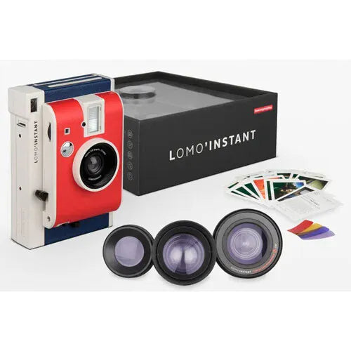 Camera Foto Instant Lomography LI800BOSTON | 3 Lentile, Fisheye, Portrait, Close-up