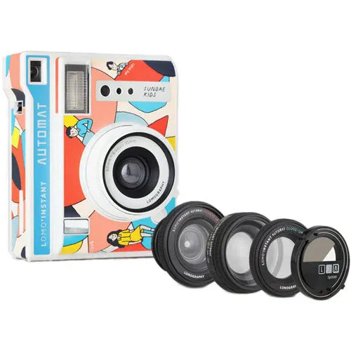 Camera Foto Instant Lomography Lomo Instant Automat Sundae Kids LI850SUN | 3 Lentile, Fisheye, Wide-Angle, Close-Up