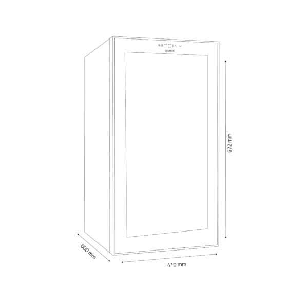 Samus Racitor vinuri Racitor Vinuri Samus SRV50LM15 | 15 Sticle, Termoelectric, Clasa F, Negru