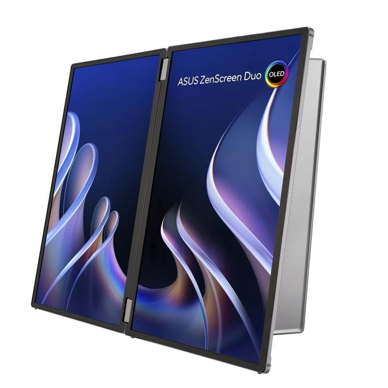 Asus Monitor portabil Monitor Portabil Asus Zenscreen Duo OLED MQ149CD 90LM0AKV-B01N70 | 14", OLED, FHD, USB-C
