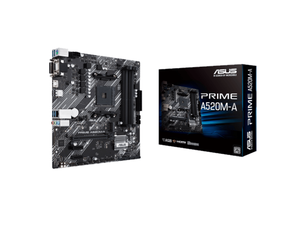 Asus Placa de baza Placa de baza Asus PRIME A520M-K | 64GB