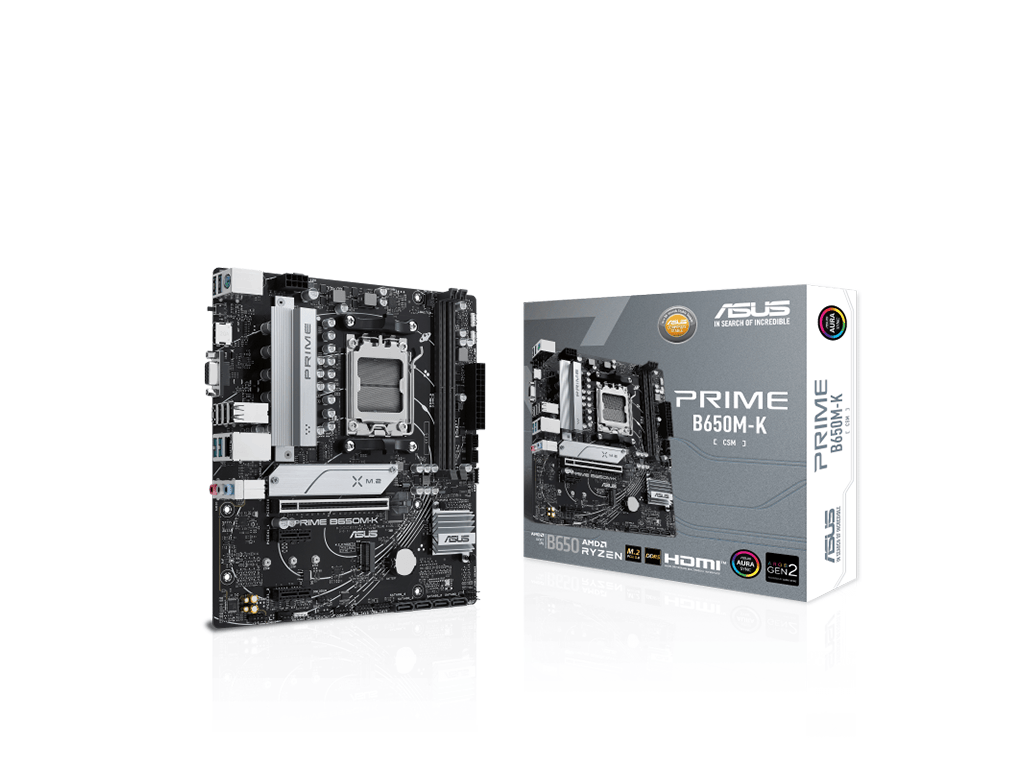 Asus Placa de baza Placa de baza Asus PRIME B650M-K | 128GB, Roșu