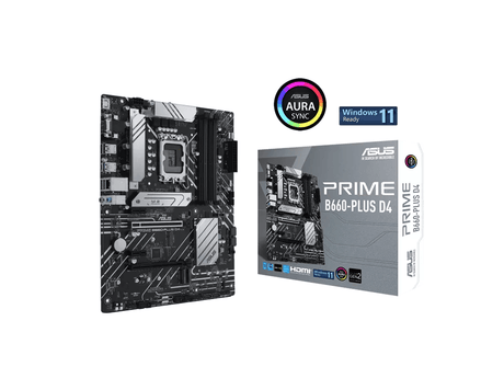 Asus Placa de baza Placa de baza Asus PRIME B660-PLUS D4 | Roșu, Digital