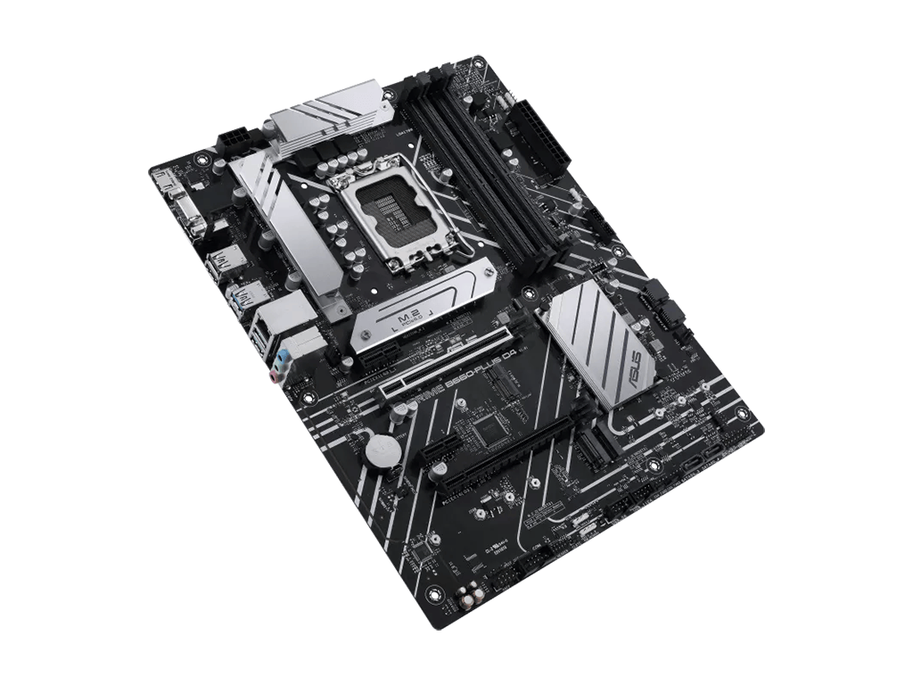 Asus Placa de baza Placa de baza Asus PRIME B660-PLUS D4 | Roșu, Digital