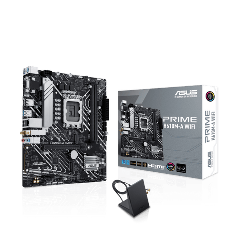 Asus Placa de baza Placa de baza Asus PRIME H610M-A WF D4 | 64GB, Roșu, WiFi, 4G