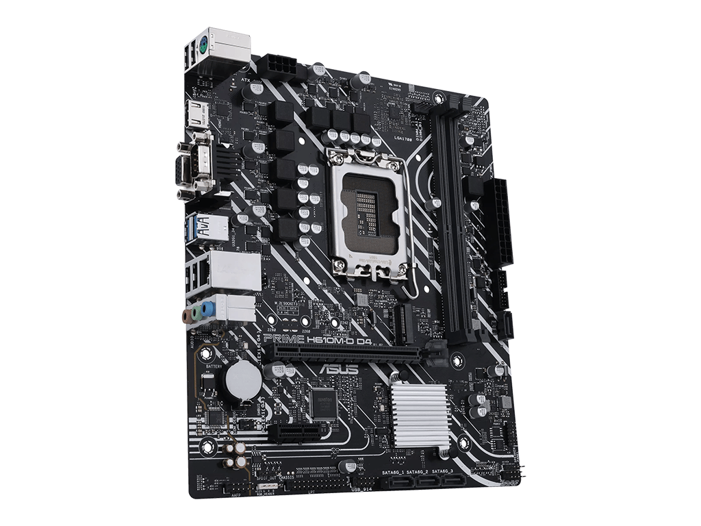 Asus Placa de baza Placa de baza Asus PRIME H610M-D D4 | 1GB, Digital