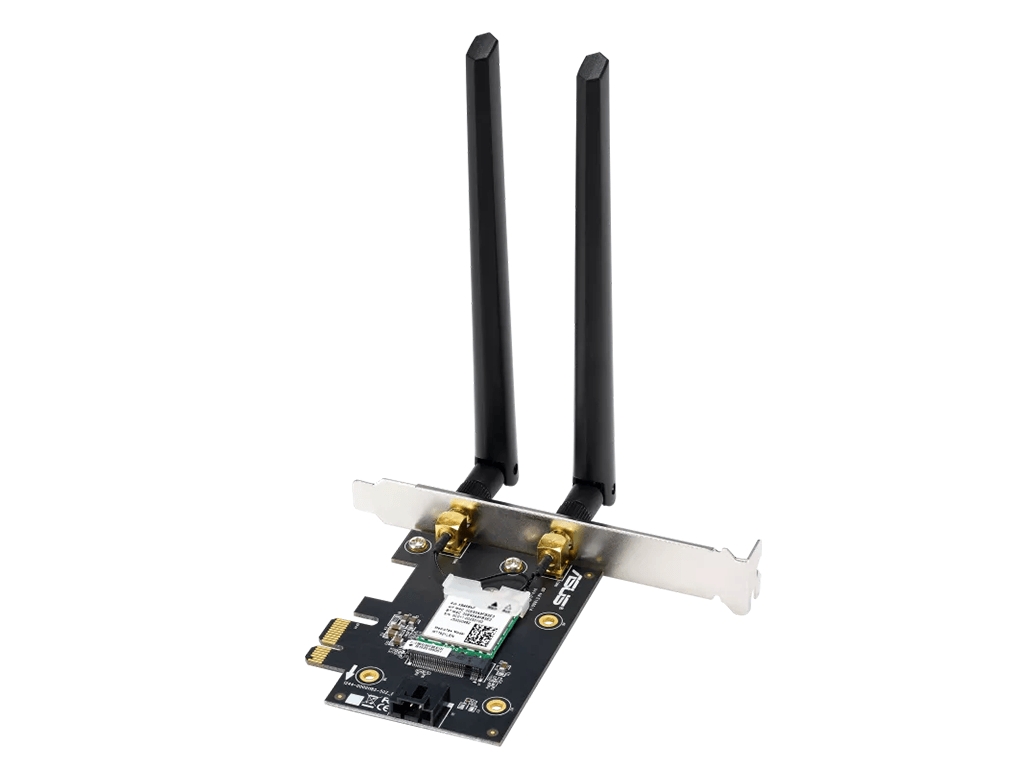 Asus Placa de retea Placa de retea Asus PCE-AXE5400 | Gri, WiFi, Bluetooth