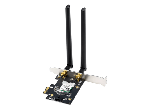 Asus Placa de retea Placa de retea Asus PCE-AXE5400 | Gri, WiFi, Bluetooth