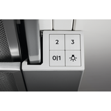 Hota telescopica incorporabila Electrolux, Putere de absorbtie 410 mc/h, 1 motor, 60 cm, Inox