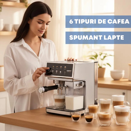 Daewoo Espressor manual Espressor Manual Daewoo DCMM1350 | 1350W, 20 Bari, PID, 1.6L