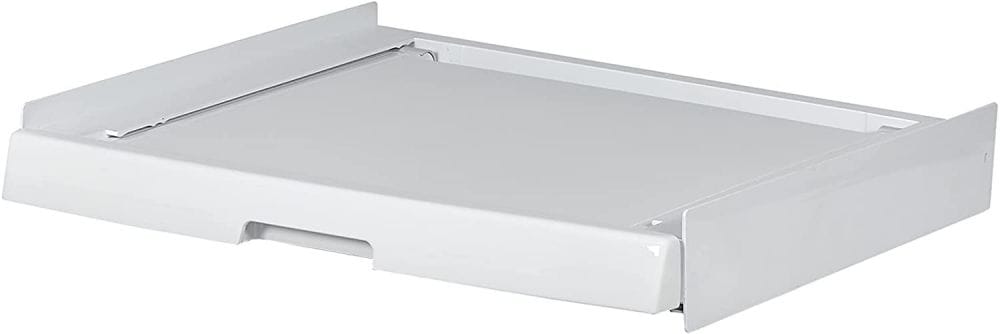 HAIER Kit suprapunere uscator si masina de spalat Haier, raft retractabil, adancime reglabila 47-62 cm, Alb