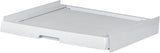HAIER Kit suprapunere uscator si masina de spalat Haier, raft retractabil, adancime reglabila 47-62 cm, Alb