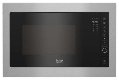 BEKO Cuptor cu microunde Beko, Putere 900 W, 25 L, Timer digital, Grill, Functie AutoCook, Functie dezghetare, Negru / Gri