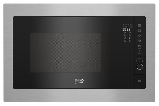 BEKO Cuptor cu microunde Beko, Putere 900 W, 25 L, Timer digital, Grill, Functie AutoCook, Functie dezghetare, Negru / Gri