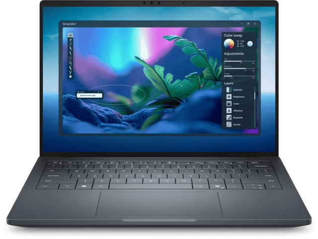 DELL Laptop Dell Pro Max 14 Premium, 14", Non-Touch, FHD+ 1920 x 1200, 60Hz, 400 Nit, 100% sRGB, Anti-Glare, 8MP RGB + IR, ENERGY STAR Qualified, EPEAT 2018 Registered (Gold), 8MP HDR + IR UPD Camera with Express