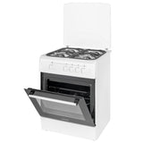 Nobeltek Aragaz Aragaz Nobeltek NLT 6603A/G1 | 60x60 cm, Plita + Cuptor Gaz, Grill, Gratare Fonta, 60x60x85cm