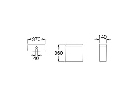 Roca Accesorii instalatii sanitare Rezervor WC Roca Meridian A341241000 | Aparent, Dubla Actionare, 4.5/3L, Alb