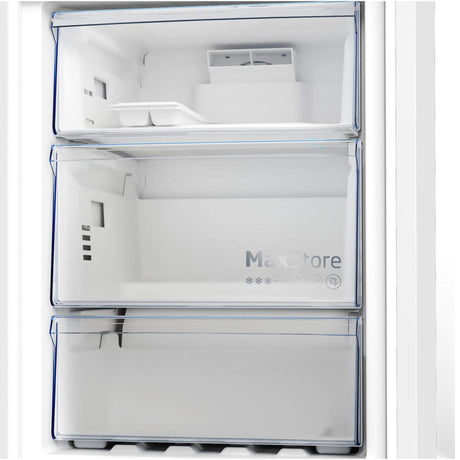 BEKO Combina frigorifica Beko, 355l, Clasa D, NoFrost, Compresor ProSmart Inverter, dozator apa, AeroFlow, HarvestFresh, display, H 203.9, Marble (Glossy Grey)