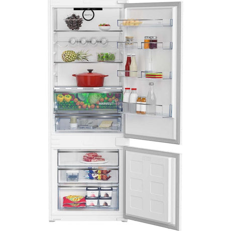 Beko Combina frigorifica Combina Frigorifica Beko BCNE400E40SN | 370L, No Frost, Clasa E, 34dBA, 69x55x194cm