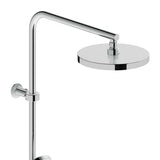 Duravit Sistem de dus Duravit, B.1 shower system with thermostatic mixer, termostat, aparenta, cartus ceramic, dus fix 250mm, crom
