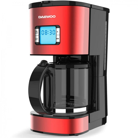 Daewoo SDA Cafetiera Cafetiera Daewoo DCM1000R | 1.5L, 1000W, Timer 24h, Control Digital