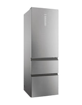 HAIER Combina frigorifica Haier 3D 60 Seria 5,, 360 l, Clasa D, No Frost, Afisaj Electronic, Iluminare LED, H 185 cm Argintiu