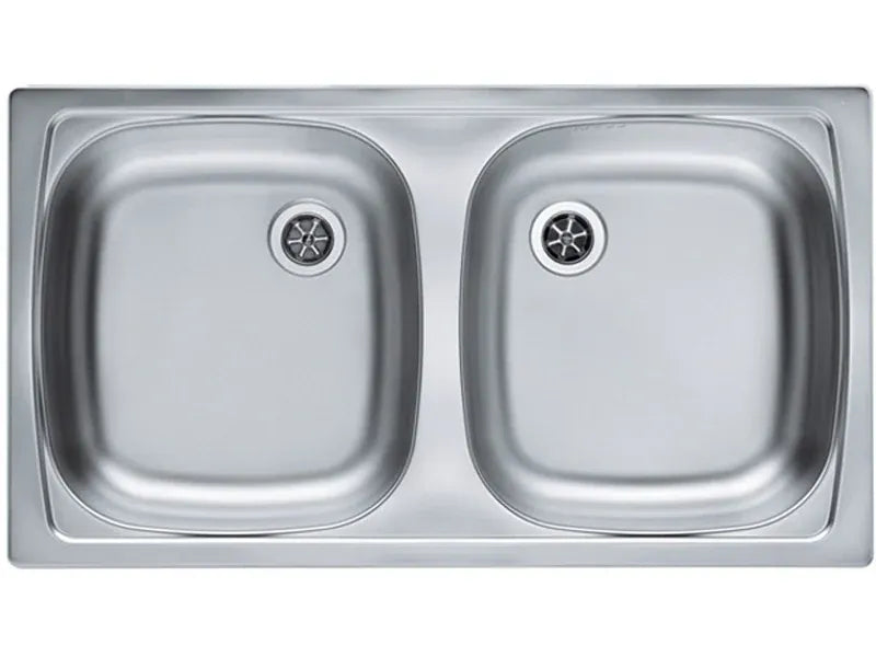 PC-Doc.ro Chiuveta bucatarie Chiuveta Alveus BASIC 160 1039144 | 2 Cuve, Inox Satin, 80cm