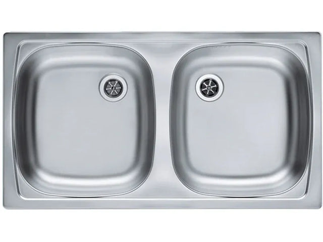 PC-Doc.ro Chiuveta bucatarie Chiuveta Alveus BASIC 160 1039144 | 2 Cuve, Inox Satin, 80cm