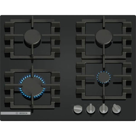 Bosch Plita incorporabila Plita Incorporabila Bosch PNN6B6K40 | Gaz, 4 Arzatoare, 60cm, Gratar Fonta, 59x52x4.5cm