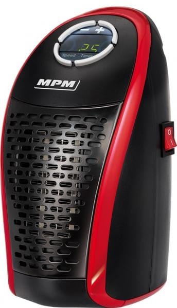 PC-Doc.ro Aeroterma Aeroterma MPM MUG-18 | 450W, 2 Trepte Incalzire, Protectie Supraincalzire, Negru