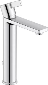 Duravit Baterie lavoar Duravit, D-Neo Single lever basin mixer L with pullrod, monocomanda, marime L, cartus ceramic, set evacuare cu tija, crom