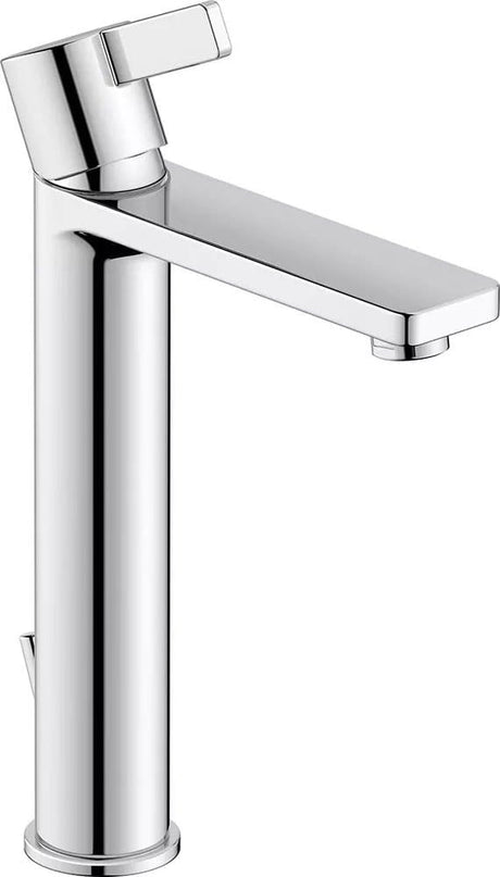 Duravit Baterie lavoar Duravit, D-Neo Single lever basin mixer L with pullrod, monocomanda, marime L, cartus ceramic, set evacuare cu tija, crom
