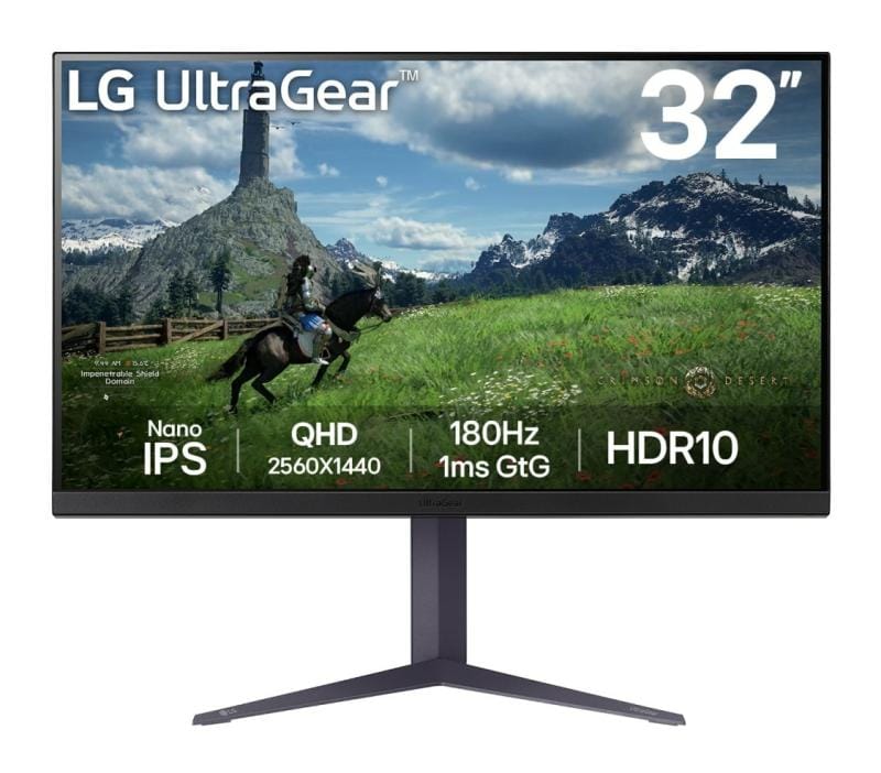 LG Monitor PC Monitor LG 32GS85Q-B.AEU | 31.5", IPS, 2560x1440, 180Hz, 1ms