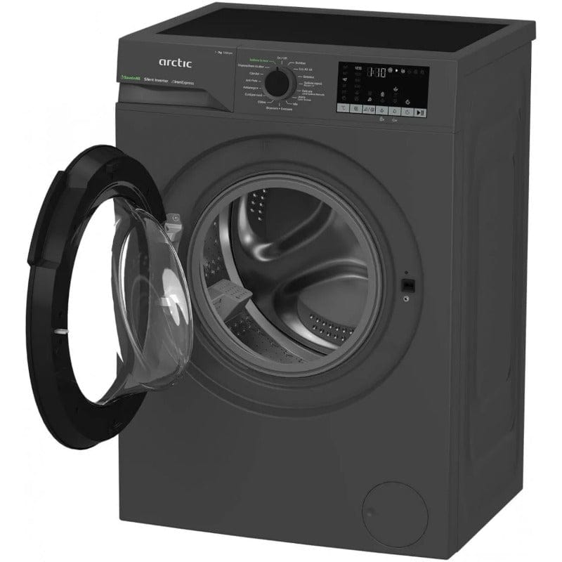 ARCTIC Masina de spalat rufe Masina de spalat rufe Arctic APLM2WFSU27211S | 7kg, 1200rpm, A, SilentInverter, ExtraSteam, Antracit, 60x49.6x84.5cm
