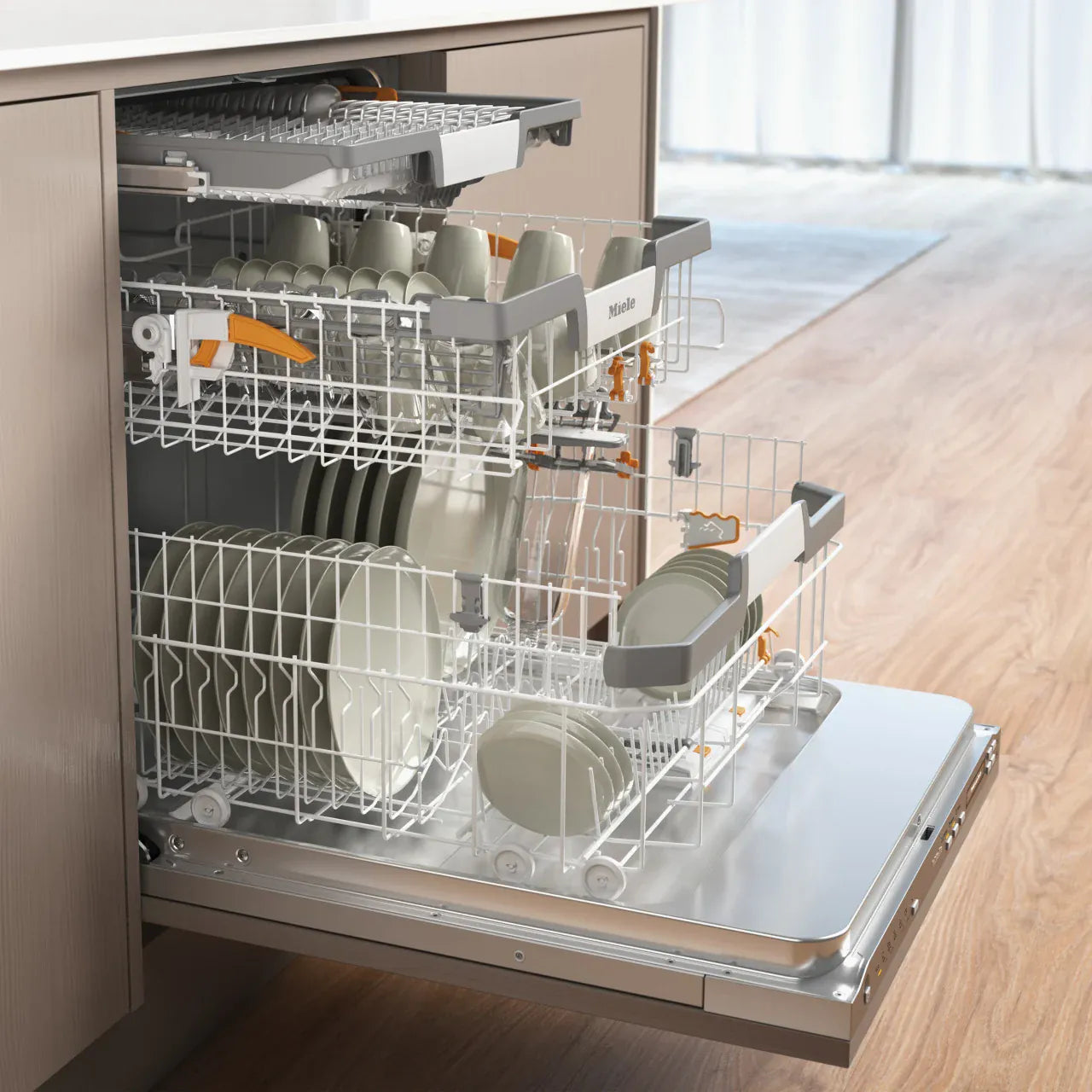 Miele BI Masina de vase complet incorporabila, G 7260 SCVi, AutoOpen, ExtraComfort, QuickPowerWash , EcoPower [12440270]