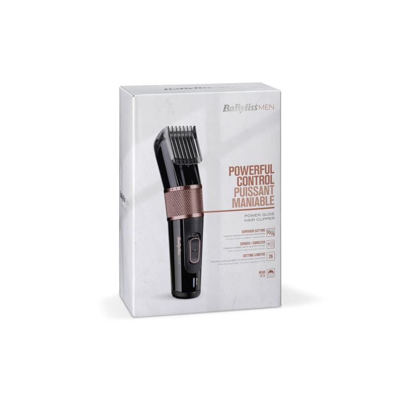 BaByliss Mașină de tuns BaByliss Men Power Glide E974E, negru