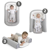 Babynest Multifunctional 3 în 1 Chicco Mommy Pod, Grey 0 Luni+