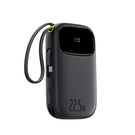 Baseus Baterie Baterie Externa Baseus EnerFill FC31 P10082106123-00 | 10000mAh, 22.5W, Display Digital, USB-C, Lightning, Negru