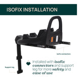 Baza Isofix I-size Rotativa 360 (compatibila cu Scaunele Auto Chicco: Kory Essential, Kory Plus Air, Bi-seat), 0 Luni+