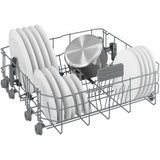 BEKO Masina de spalat vase FS Beko, 15 seturi, 6 programe, Clasa D, HygieneIntense, display, Pearl Inox