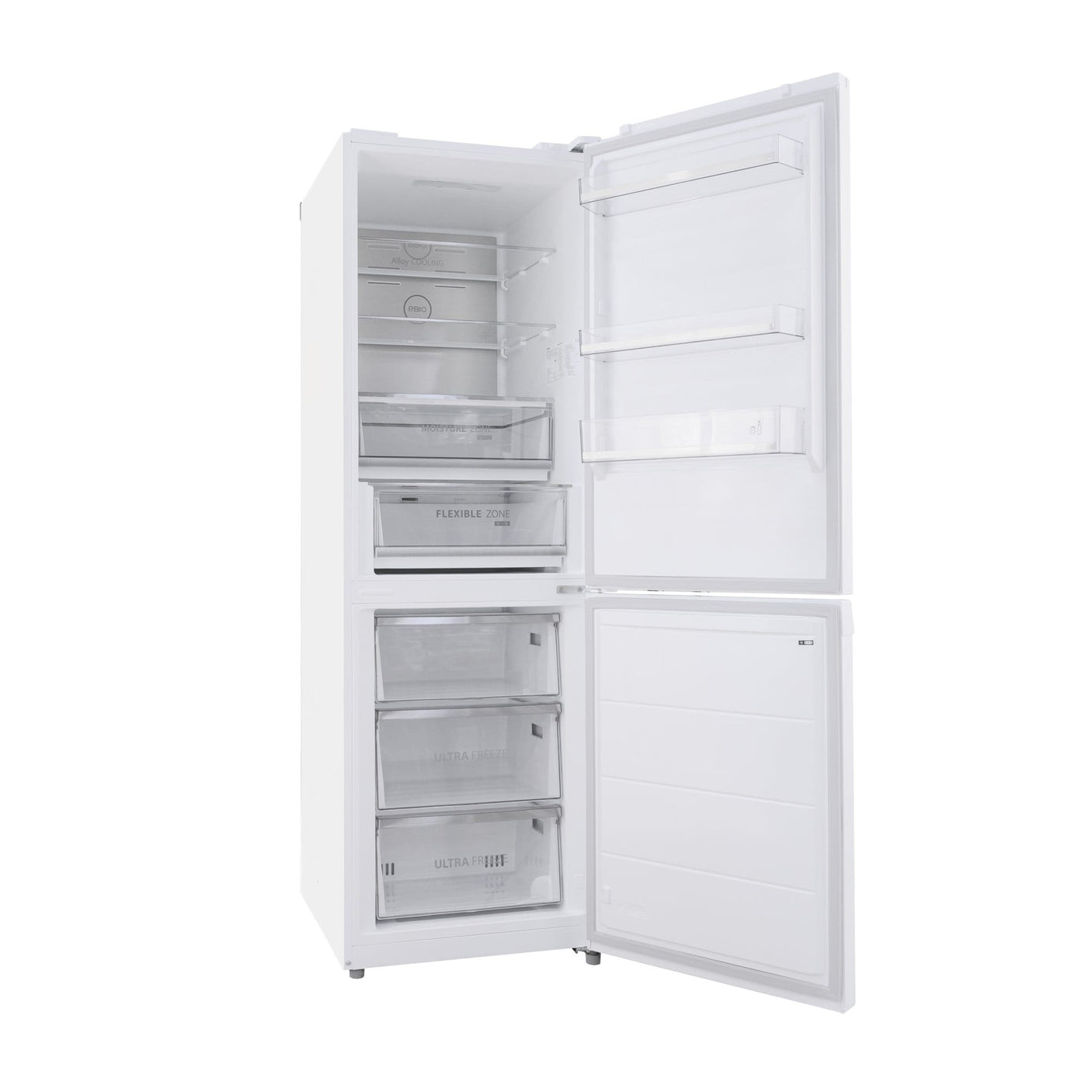 Toshiba Combina frigorifica Combina frigorifica Toshiba GR-RB449WE-PMJ(51) | 338L, No Frost, Clasa E, Display LED, 59.5x66x185.8cm