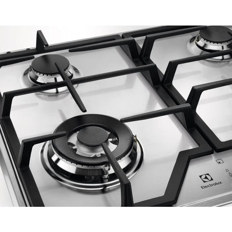 Electrolux Plita incorporabila Plita incorporabila Electrolux KGG753753K | Gaz, 5 arzatoare, Aprindere electrica, Gratare fonta