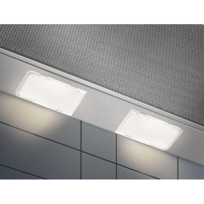 Hota telescopica incorporabila Electrolux, Putere de absorbtie 410 mc/h, 1 motor, 60 cm, Inox