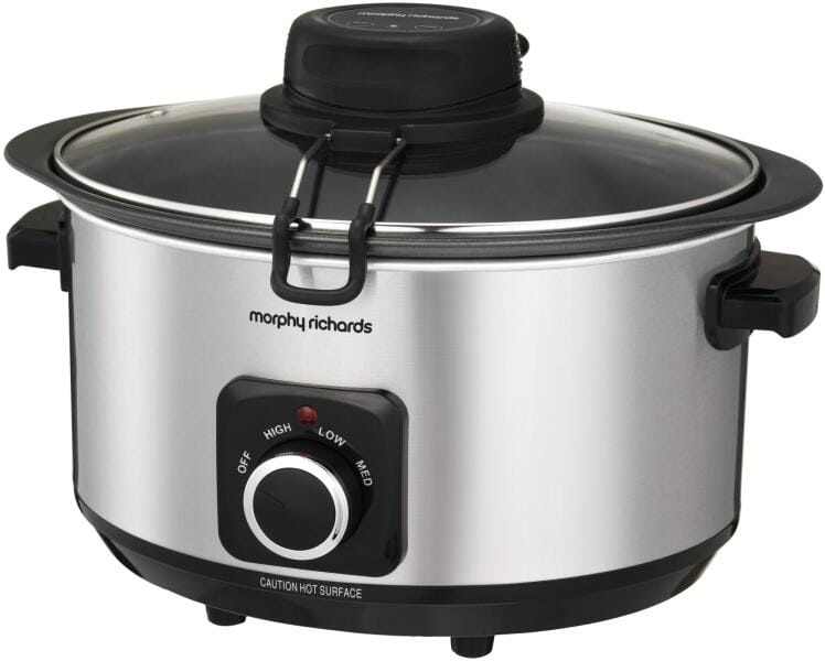 Morphy Richards Slow Cooker, Morphy Richards, Auto Stir, 6.5l, Argintiu