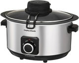 Morphy Richards Slow Cooker, Morphy Richards, Auto Stir, 6.5l, Argintiu