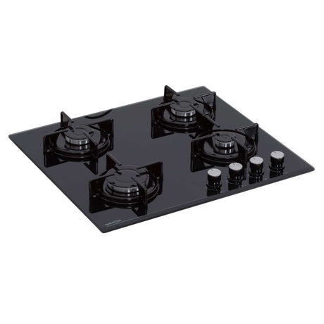 Nobeltek Plita incorporabila Plita incorporabila Nobeltek NHBG-6400BK | gaz pe sticla, comenzi frontale, aprindere buton