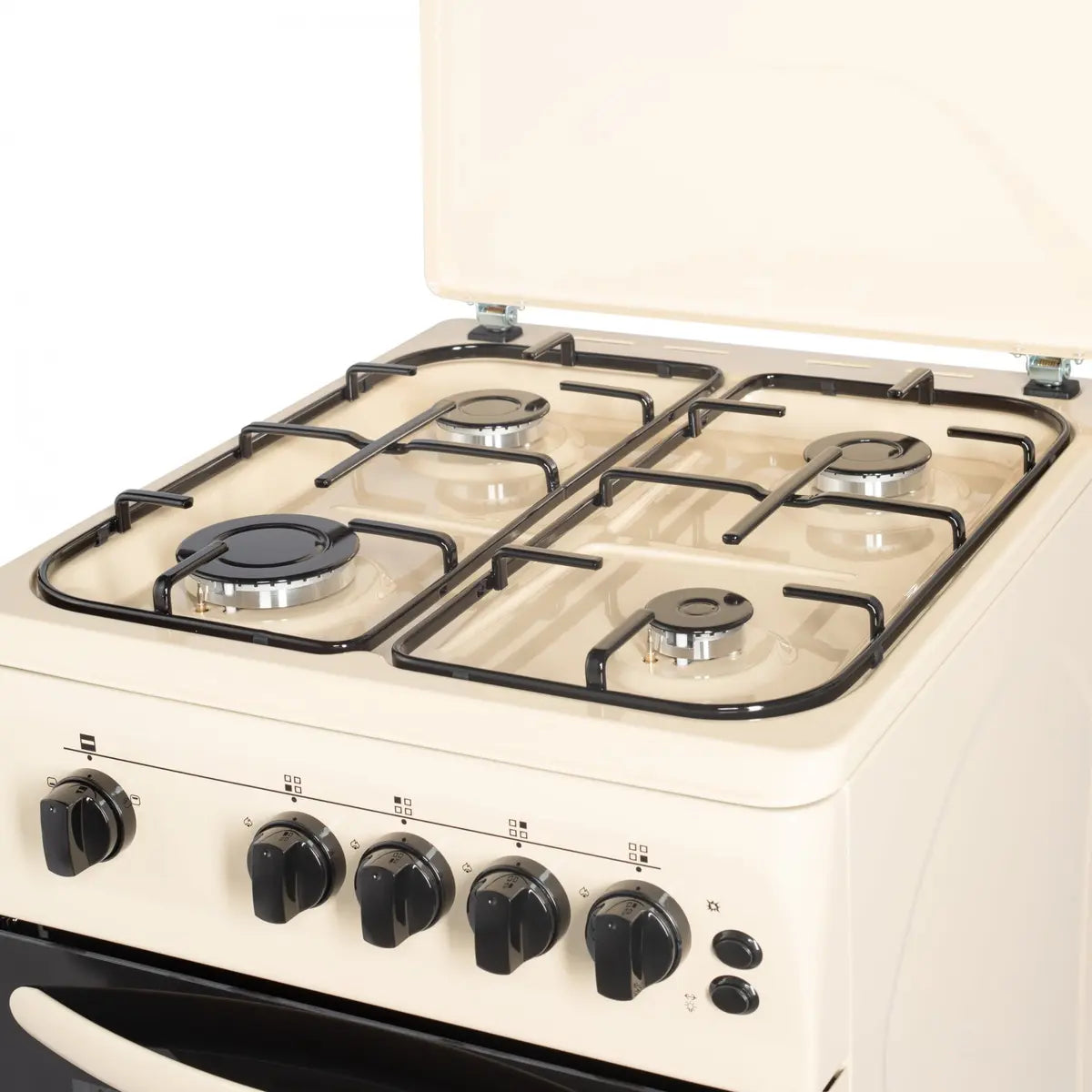 Nobeltek Aragaz Aragaz Nobeltek NLT 5603B/G1 | 50x60 cm, Gaz, Grill, Rotisor, Bej, 50x54x87cm