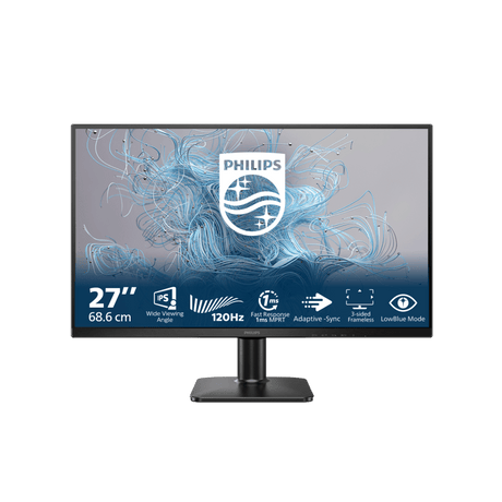 Philips Monitor Philips 27" 27E2N1110/00, Diagonal (inch): 27, Diagonal (cm): 68, Aspect ratio: 16:9, Panel: IPS, Resolution: 1920x1080, Refresh Rate: 120Hz, Response time GtG: 4ms, Response time MPRT: 1ms, B