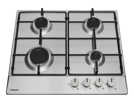 Hansa Plita pe gaz Plita pe gaz Hansa BHGI610102 | 60cm, Comenzi frontale, Gratare emailate, Inox